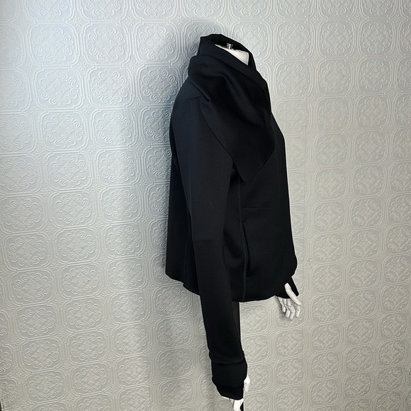 CALIA | Carrie Underwood Effortless Moto Jacket Caviar Black Size Small - Picture 3 of 13